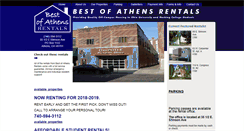 Desktop Screenshot of bestofathensrentals.com